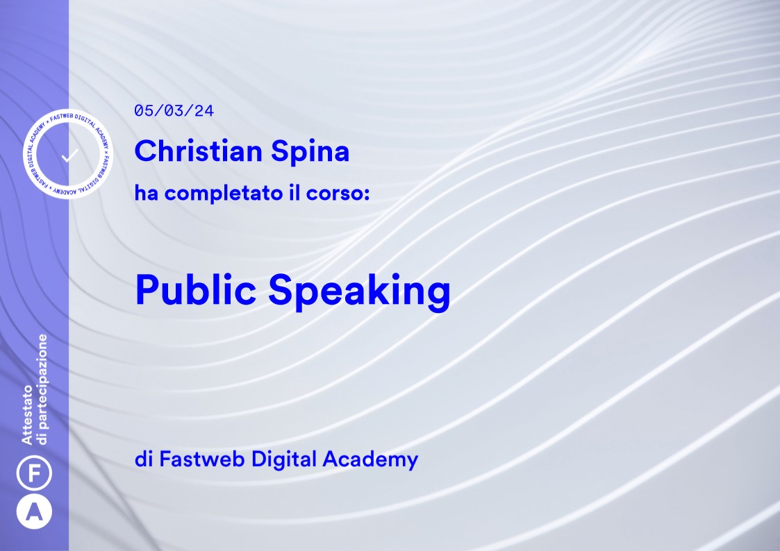 Public Speaking